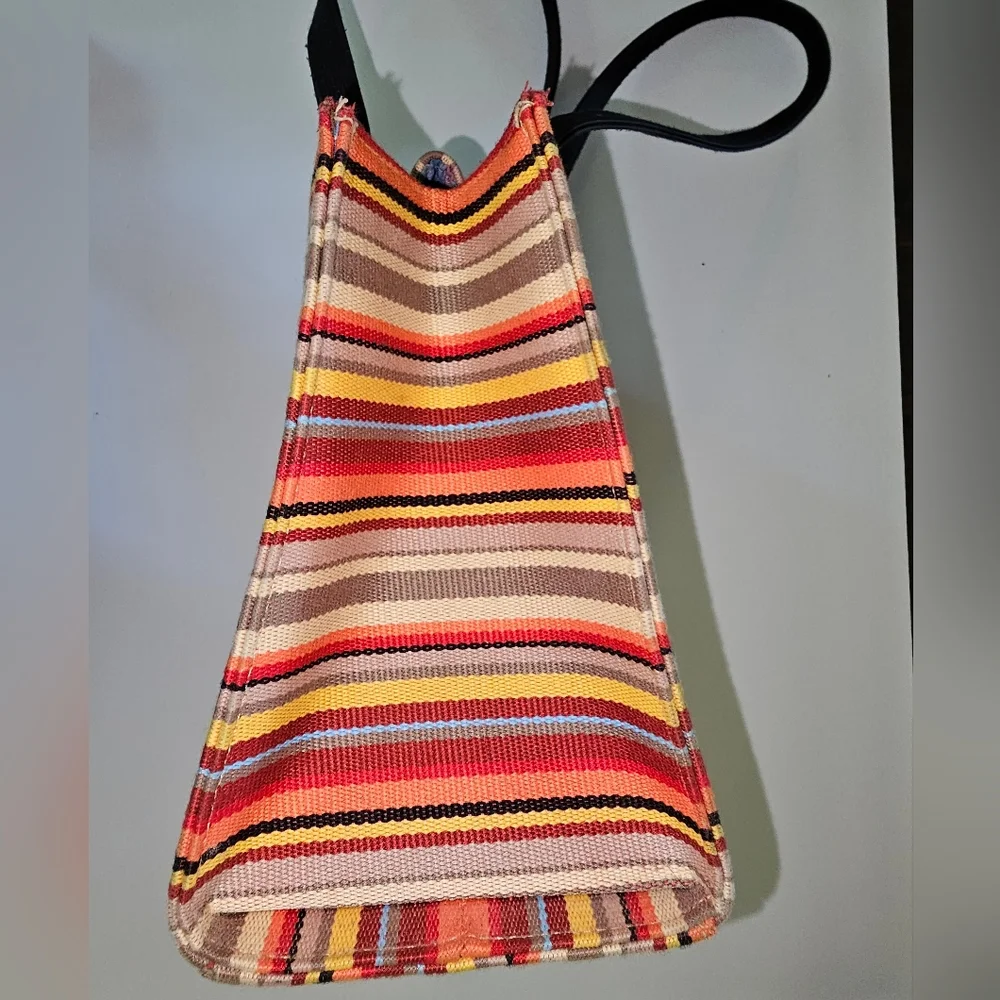 KATE SPADE Fiesta Rainbow Tote Bag Purse Pocketbook Handbag EUC